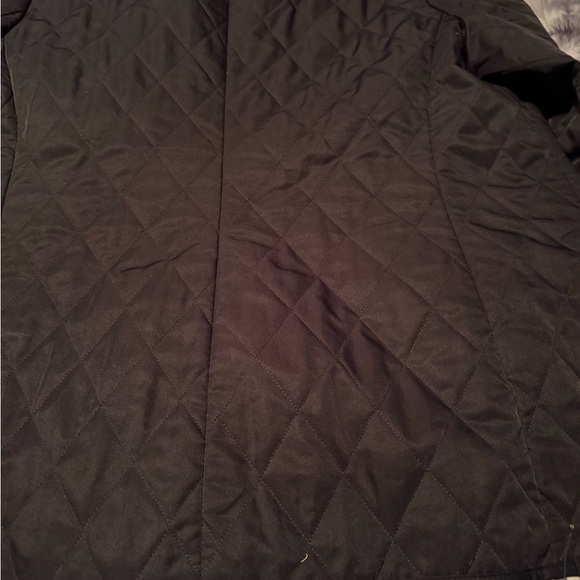 Burberry Black Quilted Jacket with Plaid Lining - Picture 7 of 14